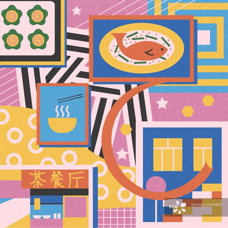 美食街图片素材