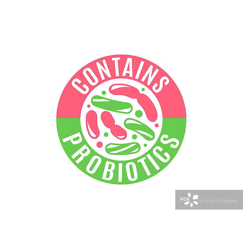 含有益生菌的图标图片素材