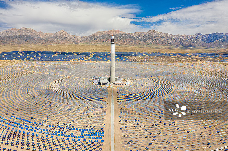 太阳能发电厂图片素材