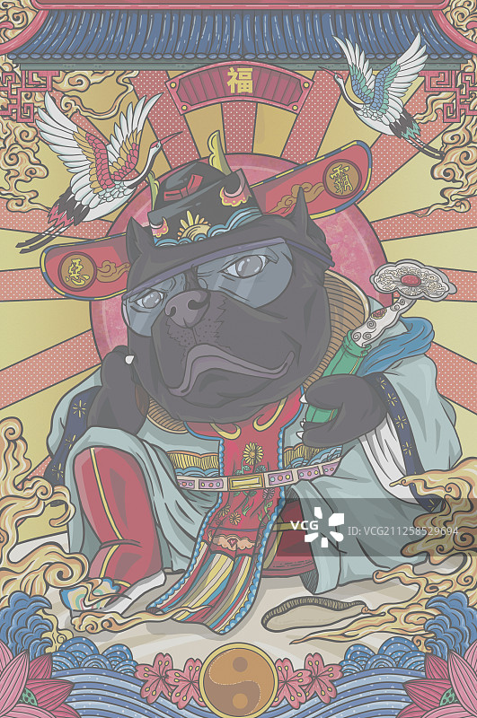 恶霸镇楼图片素材