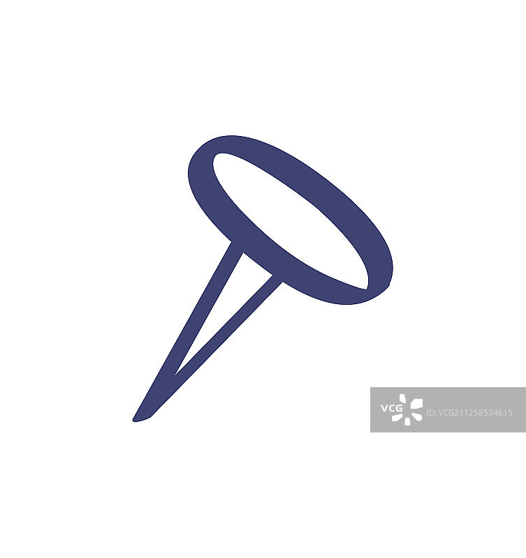 办公用品图钉图标图片素材