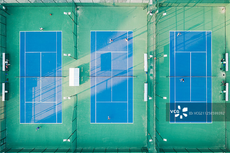 中山市兴中网球馆航拍图图片素材