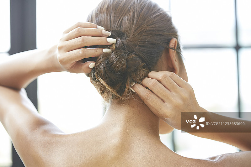 女性发型图片素材