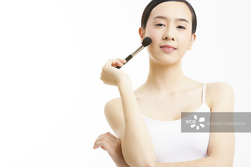 亚洲女性美容系列化妆图片素材