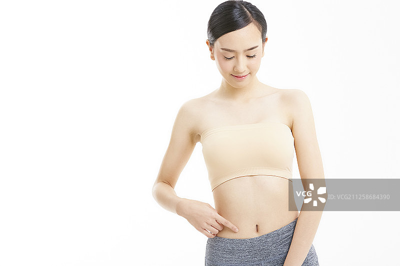 亚洲女性美容饮品系列图片素材