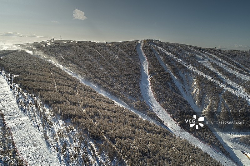 崇礼及后城镇图片素材