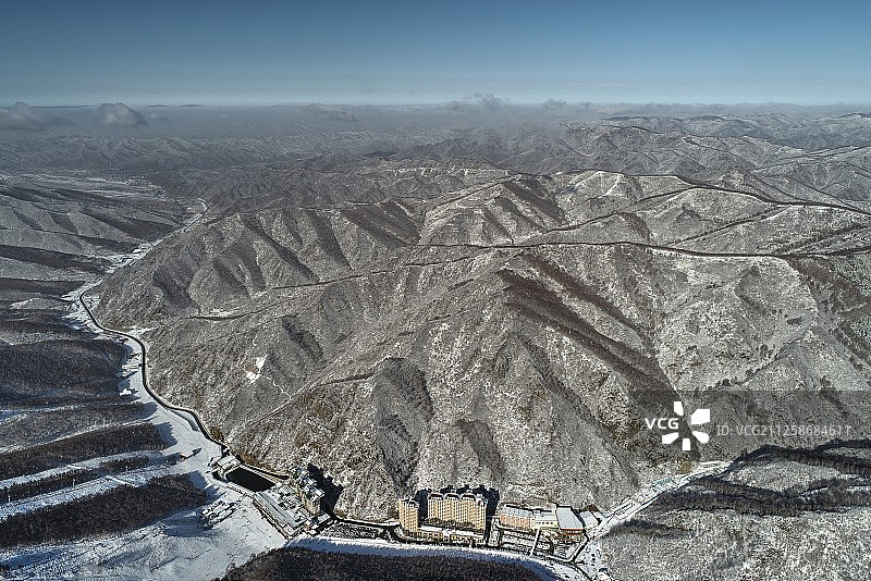 崇礼及后城镇图片素材