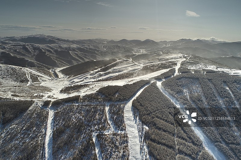 崇礼及后城镇图片素材