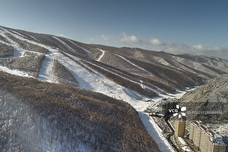 崇礼及后城镇图片素材