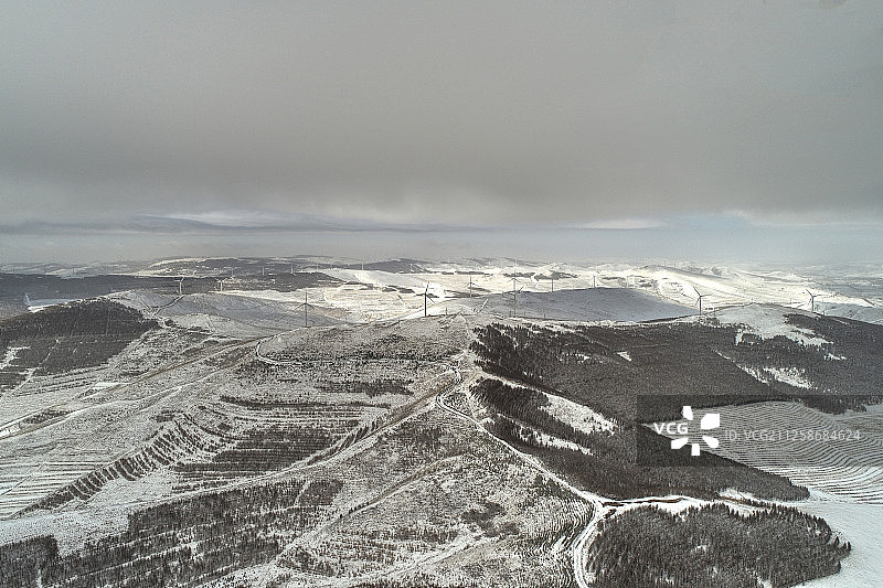 崇礼及后城镇图片素材