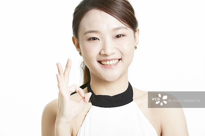 女性肖像系列手册标志图片素材