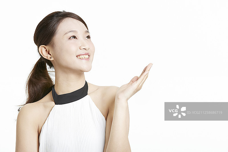 女性肖像系列手册标志图片素材