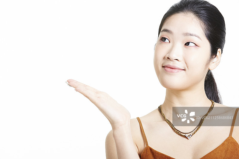 女性肖像系列手册标志图片素材