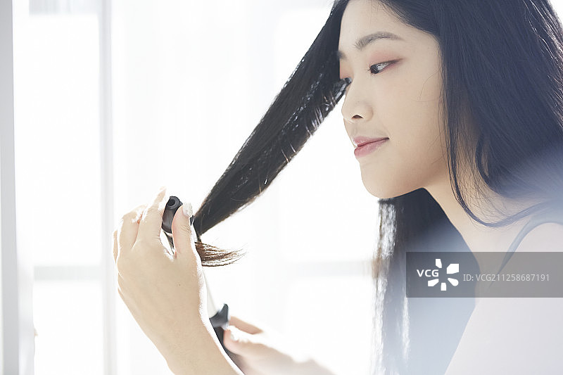 时尚女性发型美图图片素材