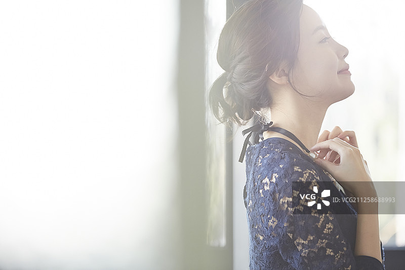 女装打扮图片素材