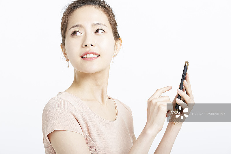 女性肖像系列智能手机图片素材