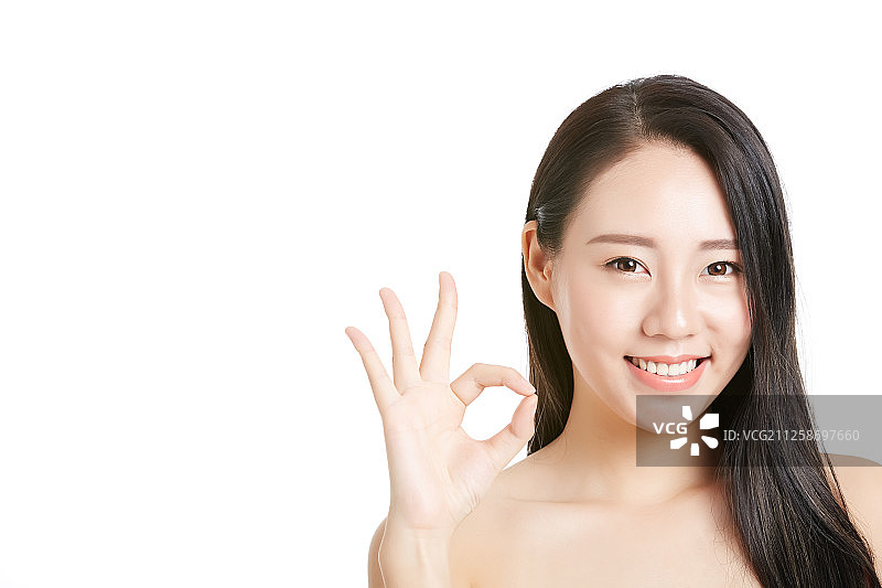 女性肖像系列手册标志图片素材