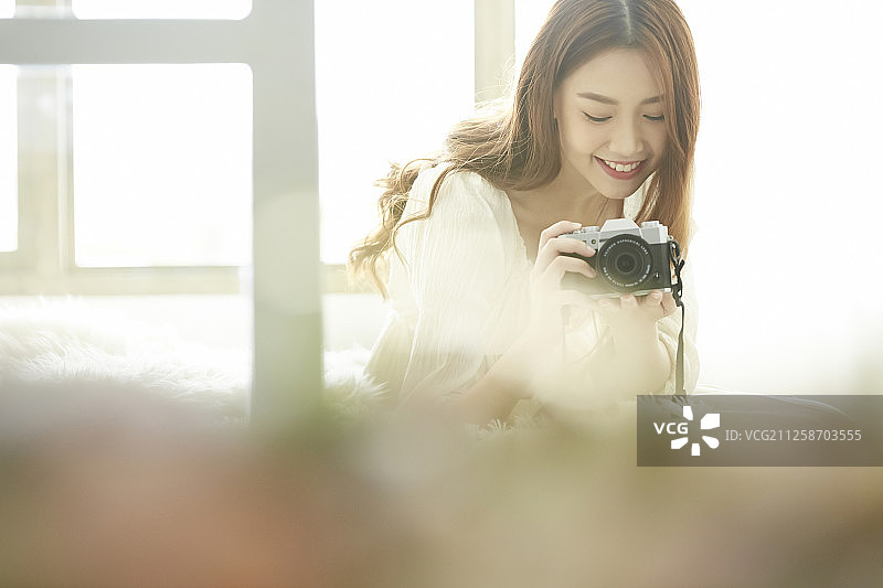 女人放松图片素材