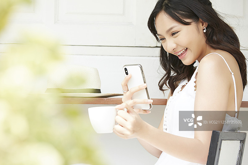 女人放松图片素材