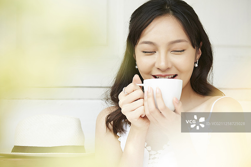 女人放松图片素材