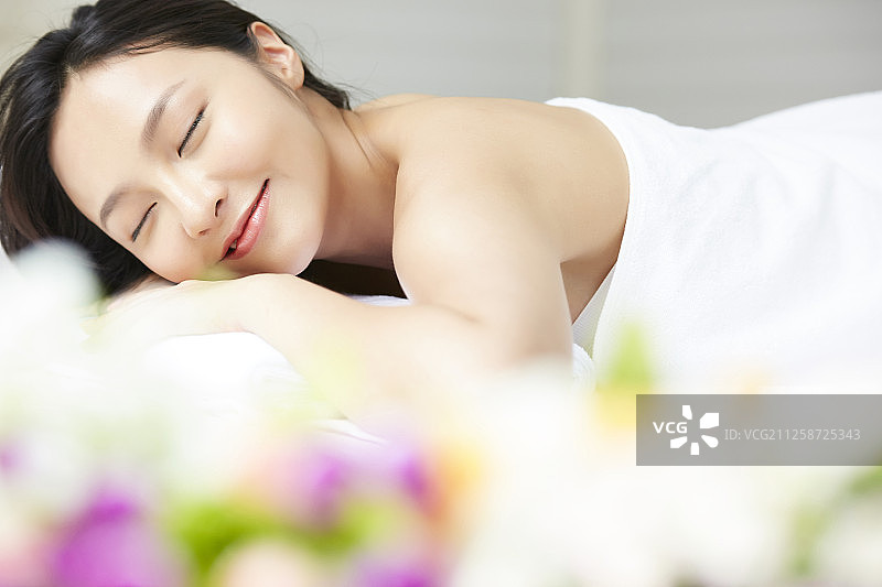 女性美容美学图片素材