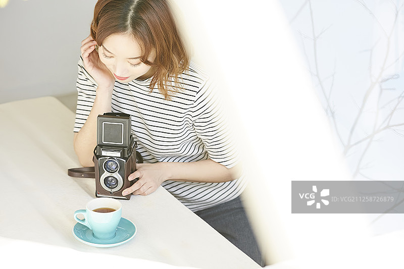 女性生活方式茶歇时间图片素材