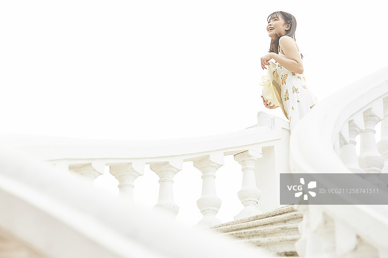 女性女性旅程度假村图片素材