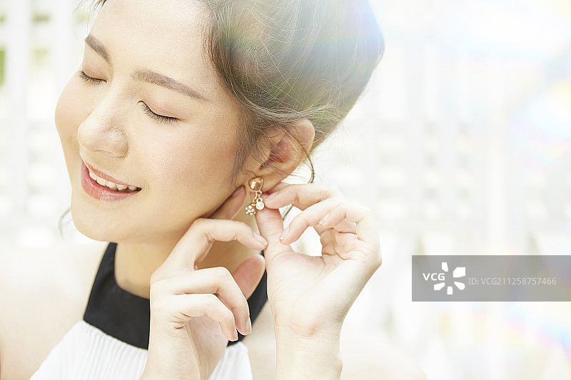 女人的美丽夏天图片素材