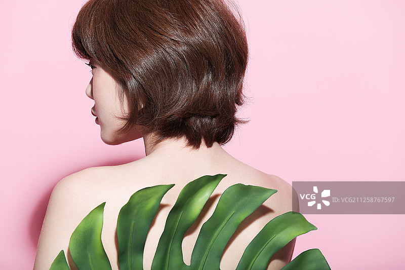 女性美容身体护理图片素材