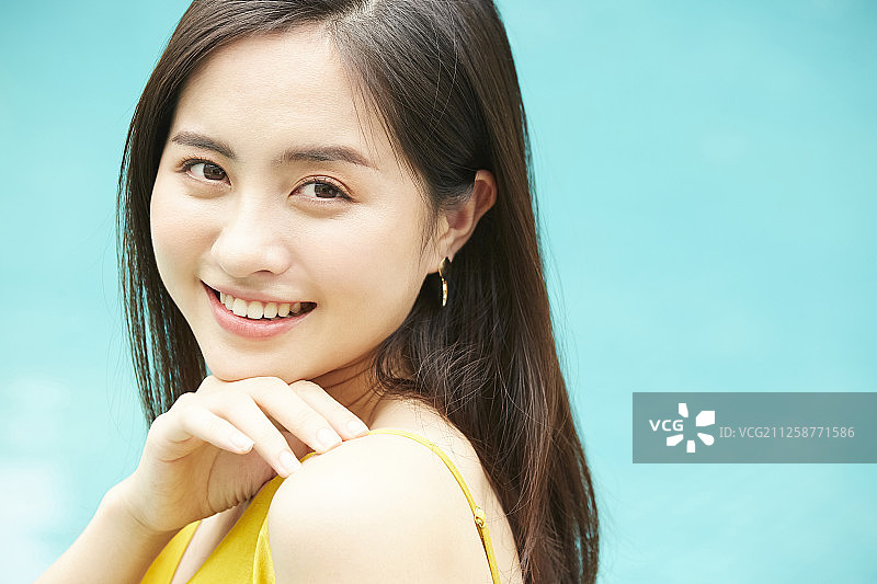 美丽的海滩度假村图片素材