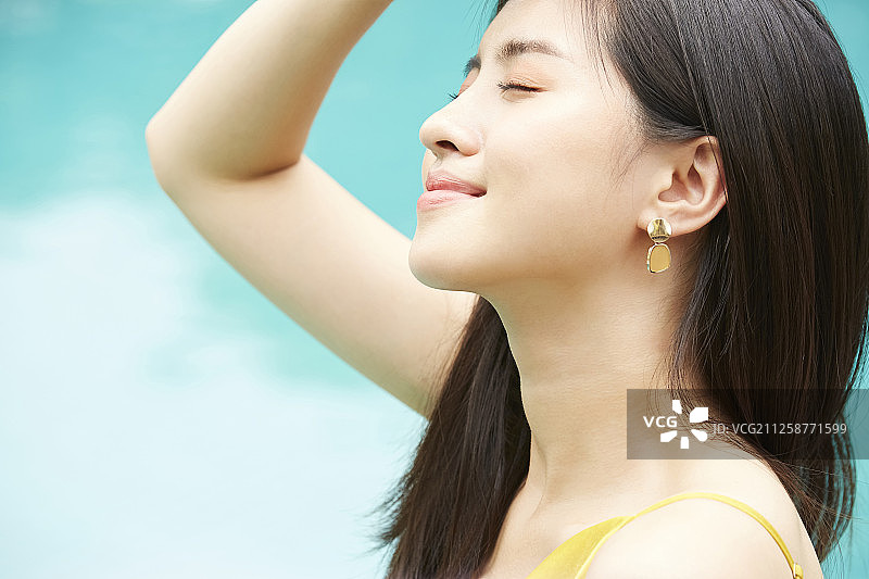 美丽的海滩度假村图片素材