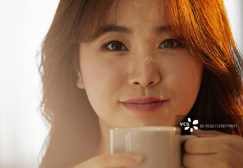 妇女生活方式日落图片素材