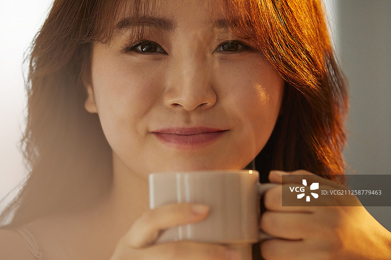 妇女生活方式日落图片素材