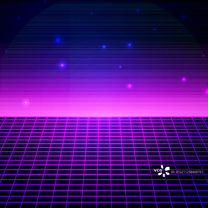 复古科幻背景图片素材