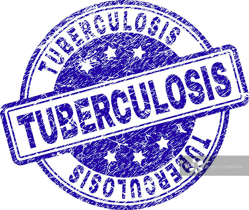 具有纹理的肺结核印章图片素材