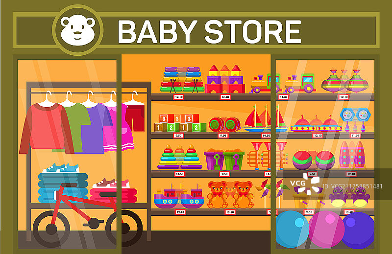 儿童用品店图片素材