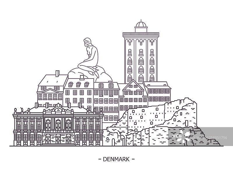 丹麦历史古迹图片素材