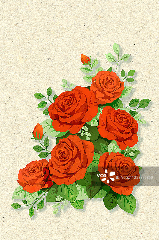 节气时令之花系列之有字图片素材