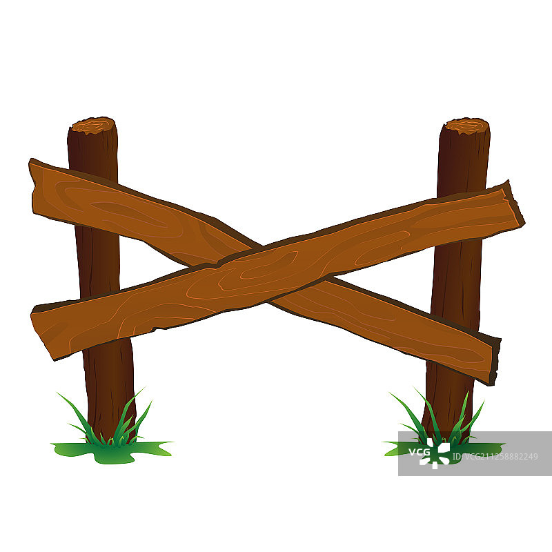 木栅栏图片素材