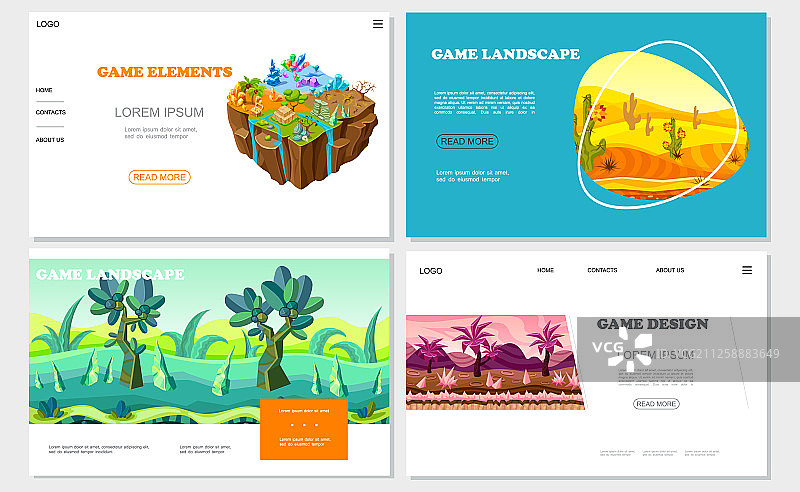 2.5D游戏自然设计网站合集图片素材