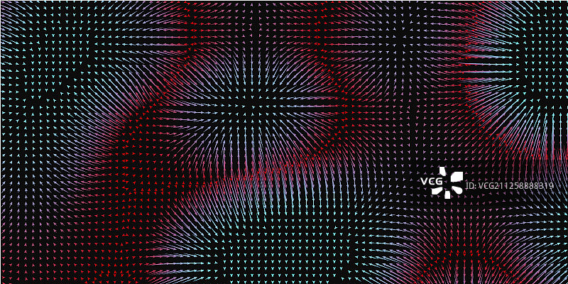 力的彩色场可视化图片素材