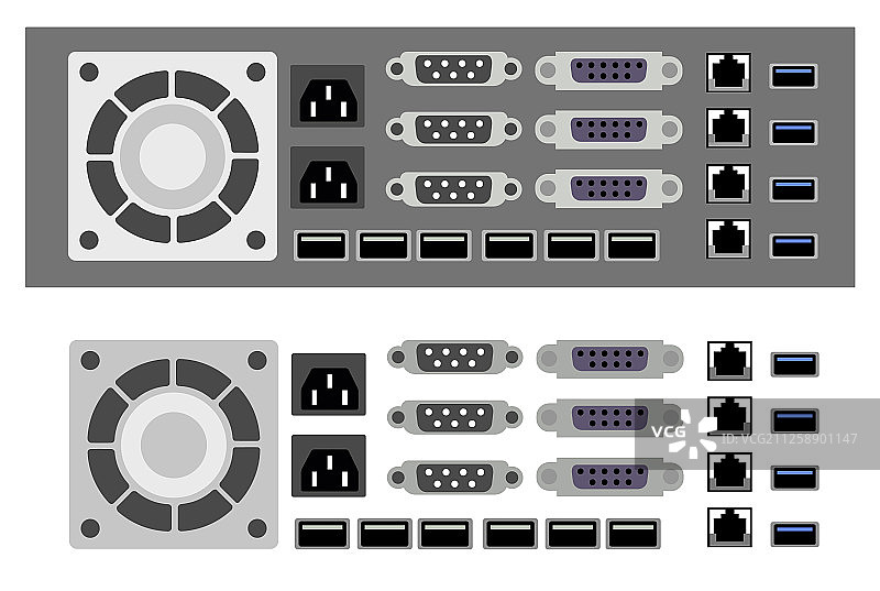 电脑配件合集图片素材