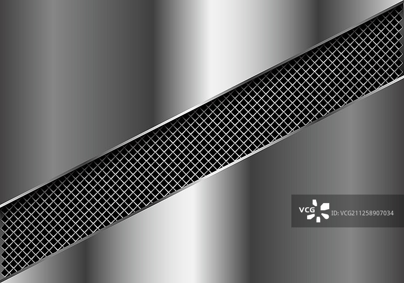 银盘抽象金属方格网图片素材