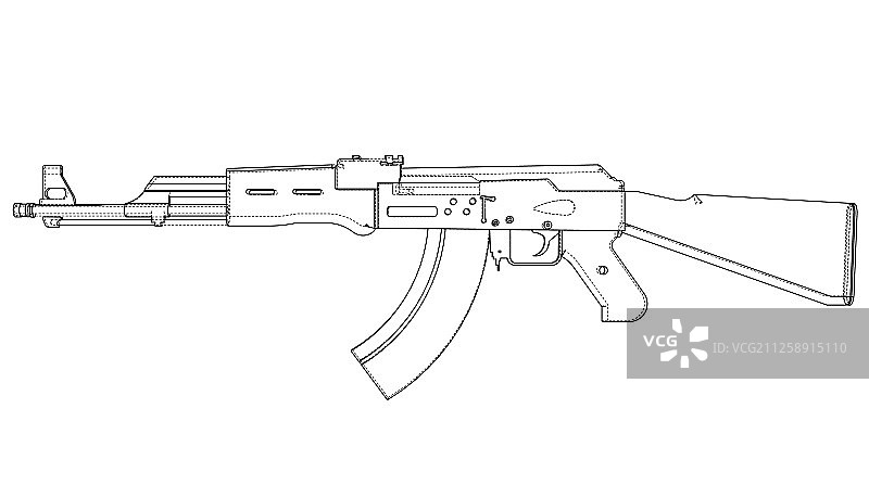 3D机枪效果图图片素材