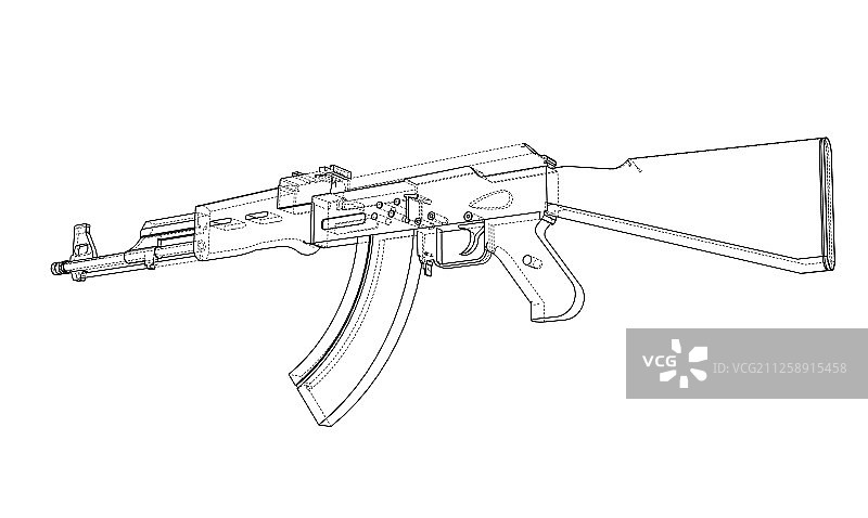 3D机枪效果图图片素材