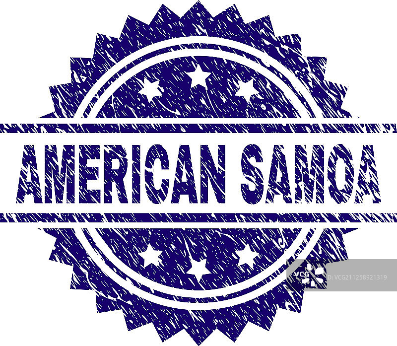 美属萨摩亚纹理印章图片素材