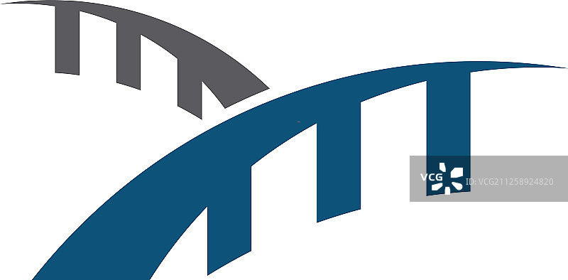 桥梁Logo模板图标图片素材