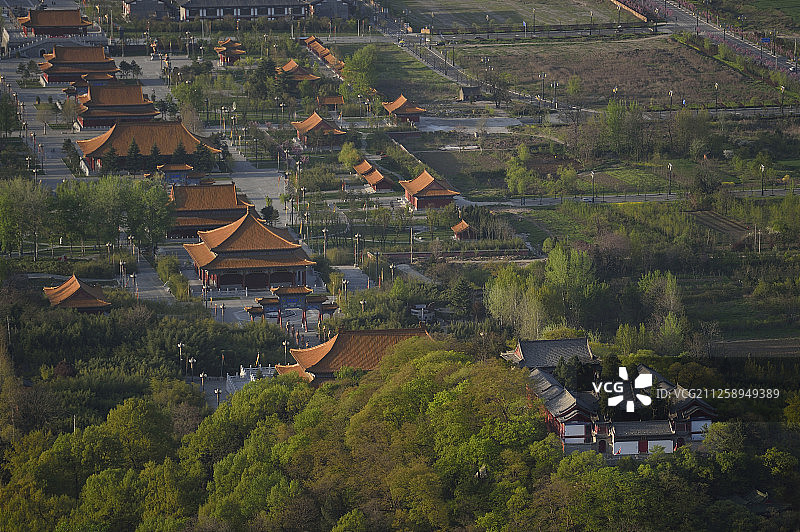 中国陕西省西安市楼观台：老子在此著述了道家经典图片素材