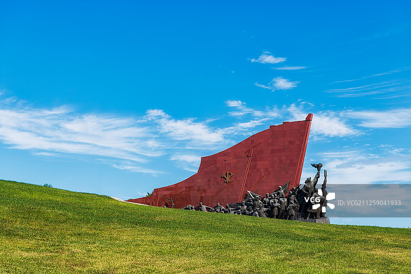 朝鲜平壤万寿台大纪念碑广场户外景观图片素材
