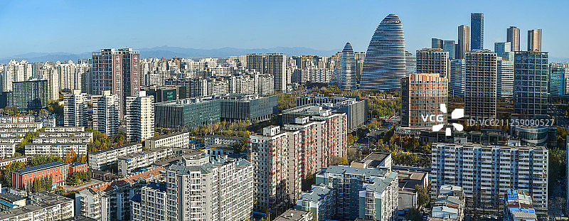 北京望京城市全景图图片素材